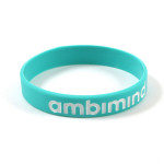 Debossed (Colour Infill) Silicone Wristbands