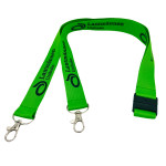 Bamboo Eco Double Clip Lanyards