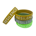 Debossed (Colour Infill) Silicone Wristbands