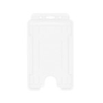 Clear Single Sided Portrait Card Holder