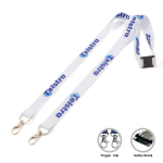 (Express) Full Colour Double Clip Deluxe Lanyards