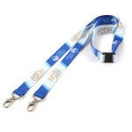 (Express) Rpet Full Colour Double Clip Deluxe Lanyards