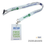 (Express) Rpet Full Colour Single Clip Deluxe Lanyards