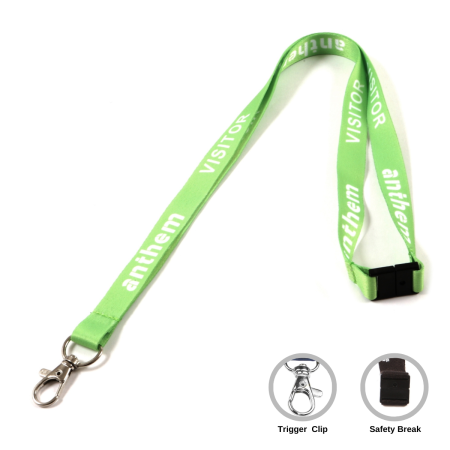 (Express) Rpet Full Colour Single Clip Deluxe Lanyards