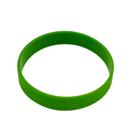 Plain Green Silicone Wristbands