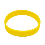 Plain Yellow Silicone Wristbands