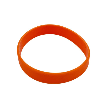 Plain Orange Silicone Wristbands