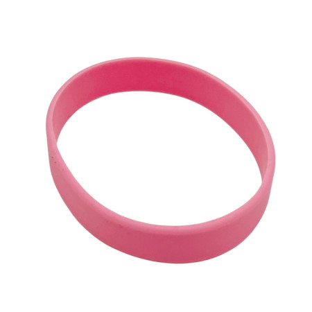 Plain Pink Silicone Wristbands