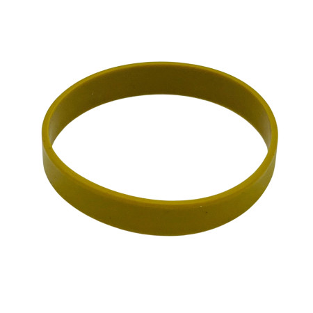 Plain Gold Silicone Wristbands