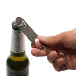 Stainless Steel Bimpson Bottle Opener Keyring