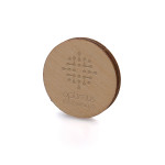 Small Round Wooden Badge