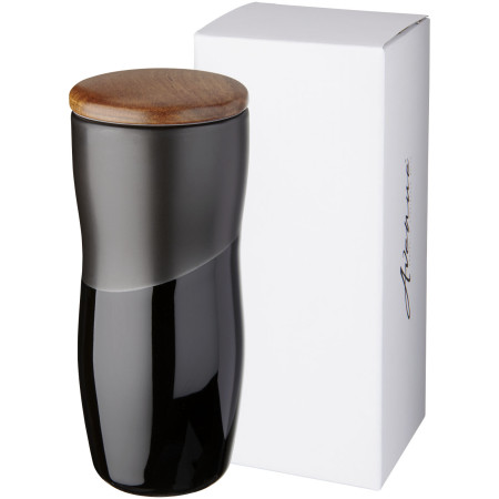 Reno 370 ml double-walled ceramic tumbler