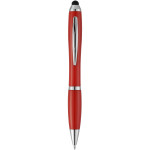 Nash stylus ballpoint pen with coloured grip