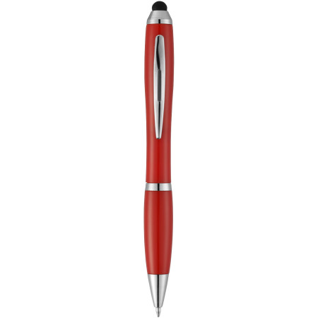 Nash stylus ballpoint pen with coloured grip