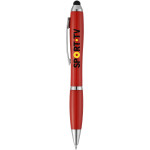 Nash stylus ballpoint pen with coloured grip