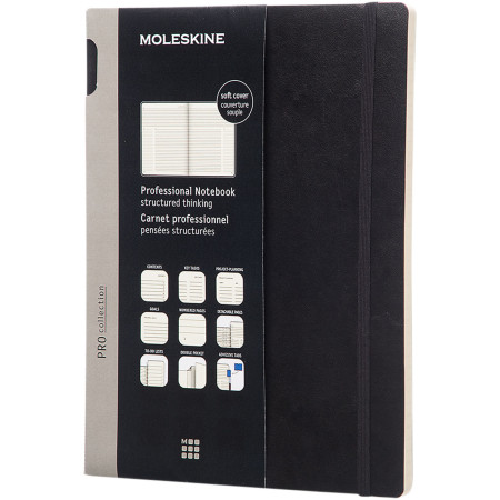 Moleskine Pro notebook XL soft cover