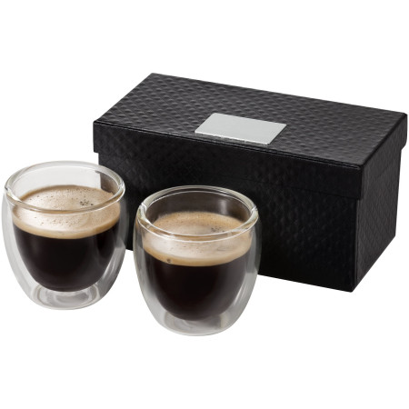 Boda 2-piece glass espresso cup set