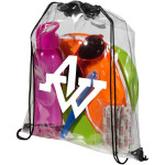 Lancaster transparent drawstring backpack 5L