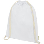 Orissa 100 g/m² GOTS organic cotton drawstring backpack 5L