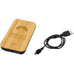 Future 6000 mAh bamboo/fabric wireless power bank