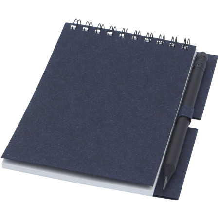 Luciano Eco wire notebook with pencil - small