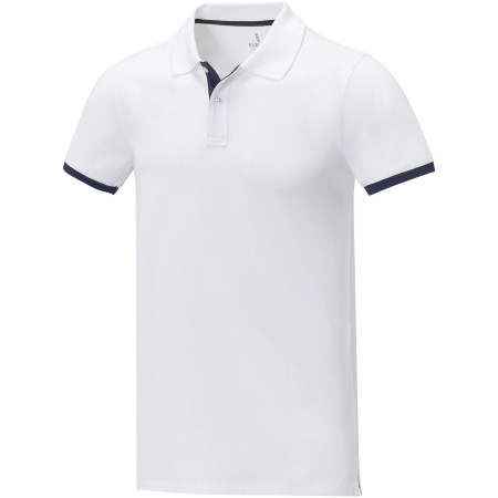 Morgan short sleeve men's duotone polo