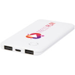 Slender 4000 mAh slim dual power bank