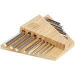 Allen bamboo hex key tool set