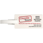 River recycled window luggage tag